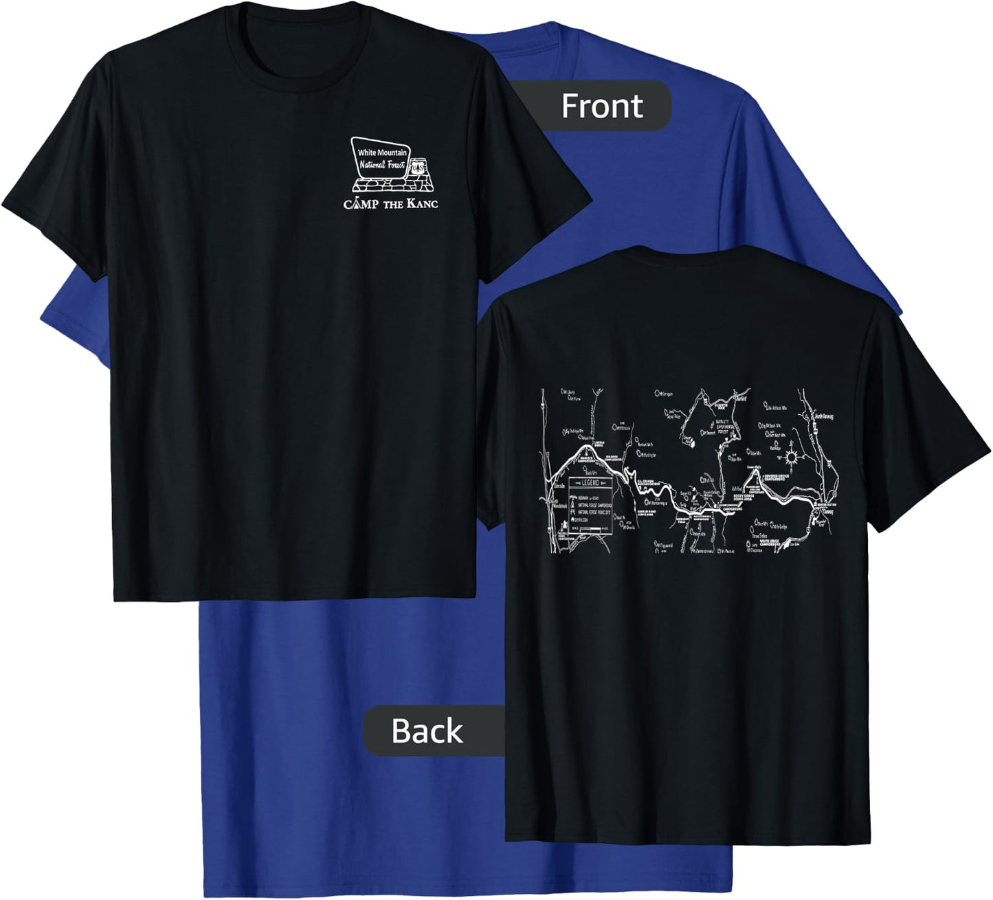 Camp the Kancamagus T-Shirt - T-Shirt | Royal