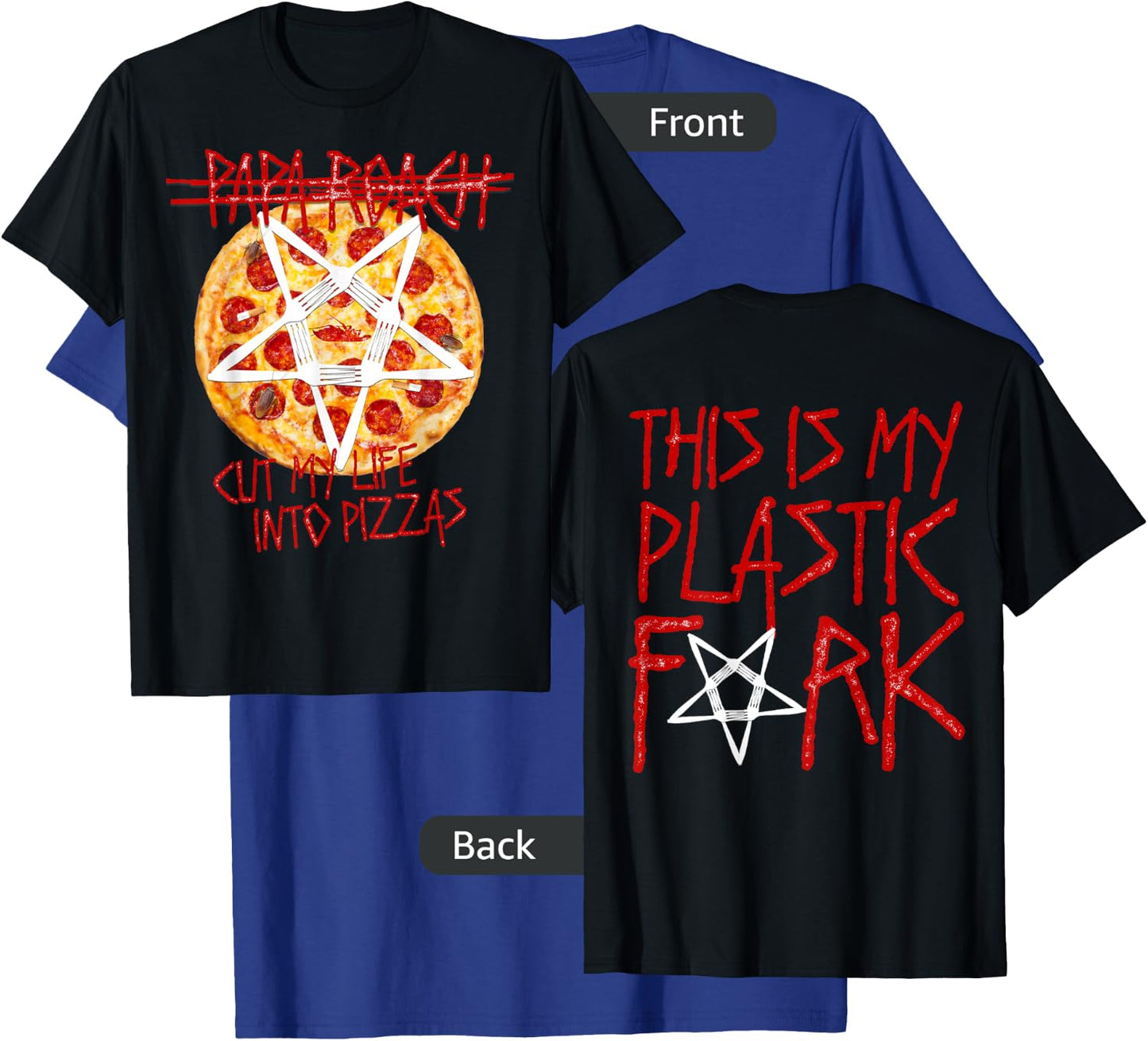 Papa Roach - Official Merchandise -Cut My Life Into Pizzas T-Shirt - T-Shirt | Royal