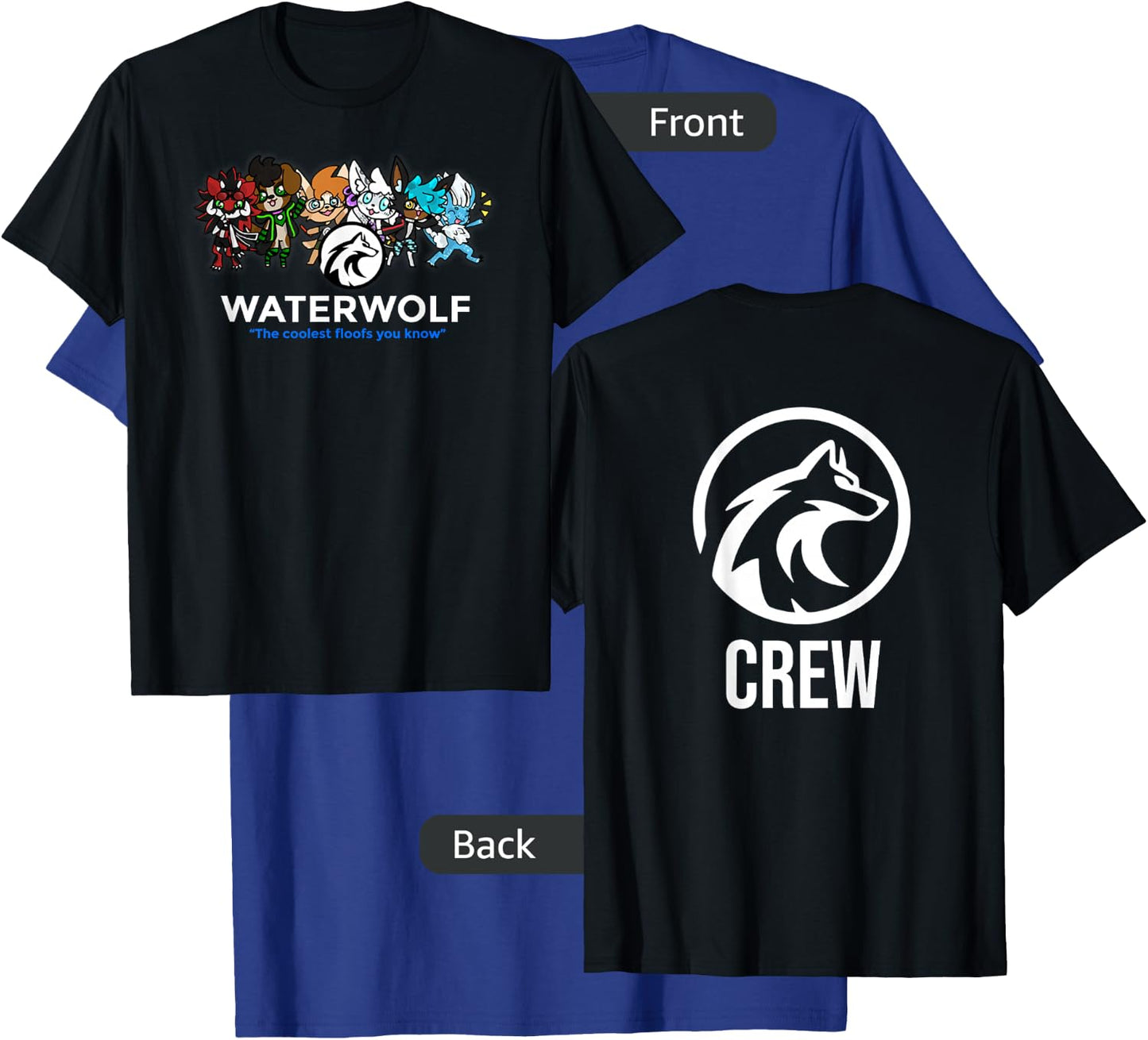 Waterwolf Floofs T-Shirt - T-Shirt | Royal