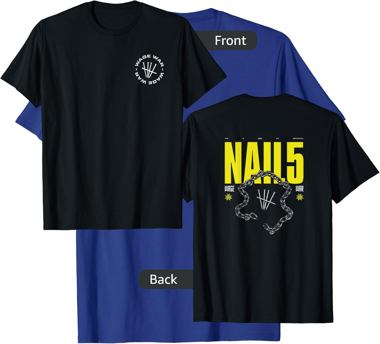 Wage War - NAIL5 T-Shirt - T-Shirt | Royal