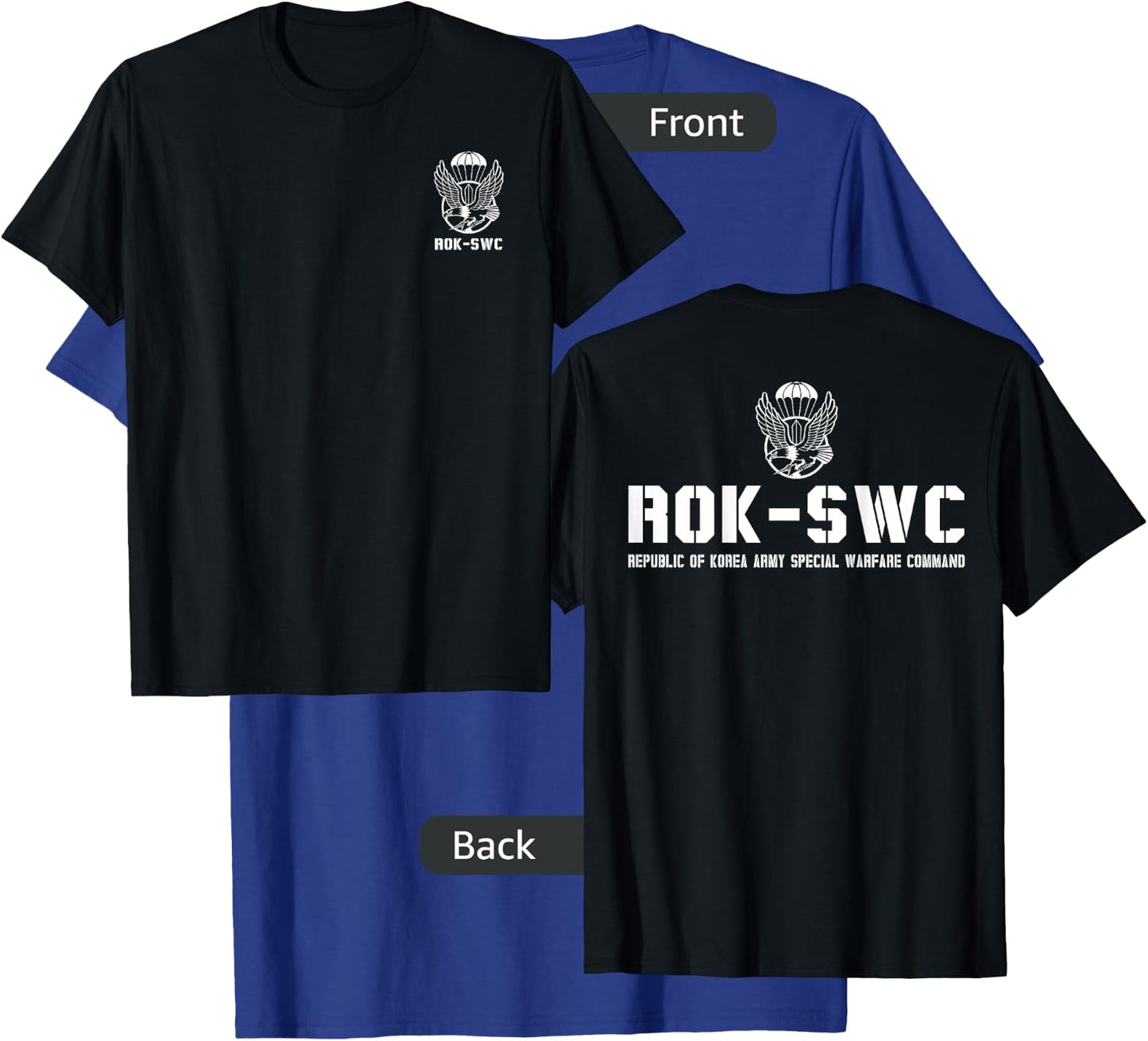 Republic of Korea ROK Army Special Forces Black Berets T-Shirt - T-Shirt | Royal