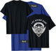 Life Behind Bars Motorcycle Skull - on back T-Shirt - T-Shirt | Royal