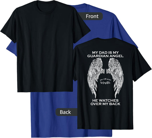 My Dad is My Guardian Angel T-Shirt - T-Shirt | Royal