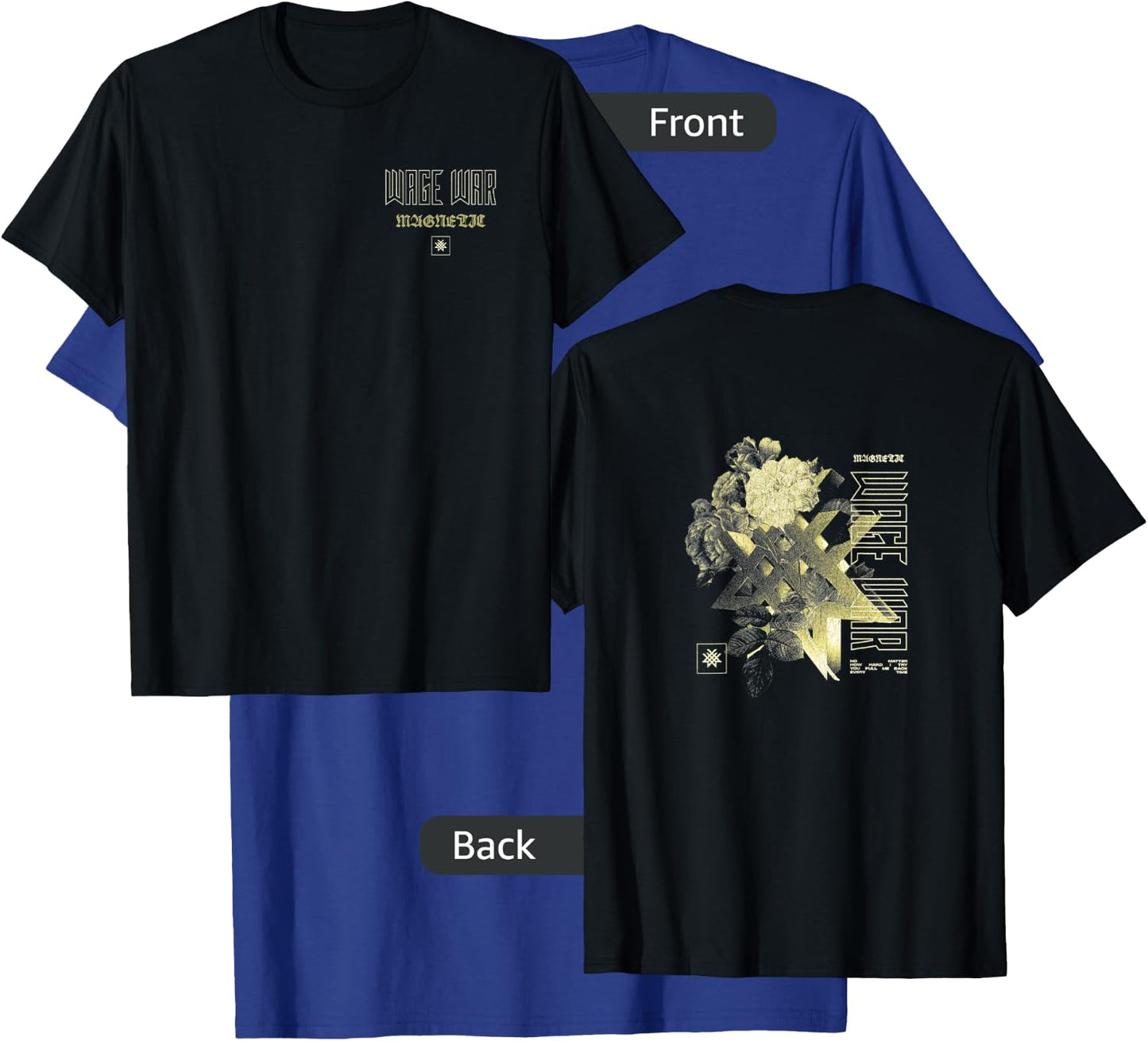 Wage War - Flower Waffle T-Shirt - T-Shirt | Royal