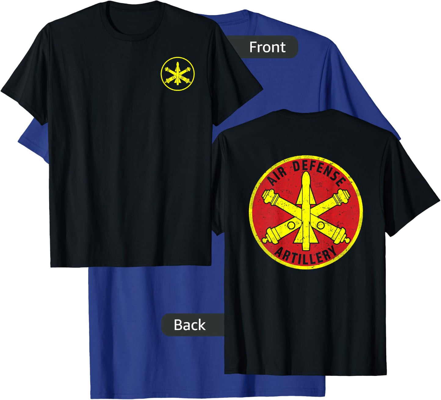 Air Defense Artillery branch insignia - Fort Sill T-Shirt - T-Shirt | Royal