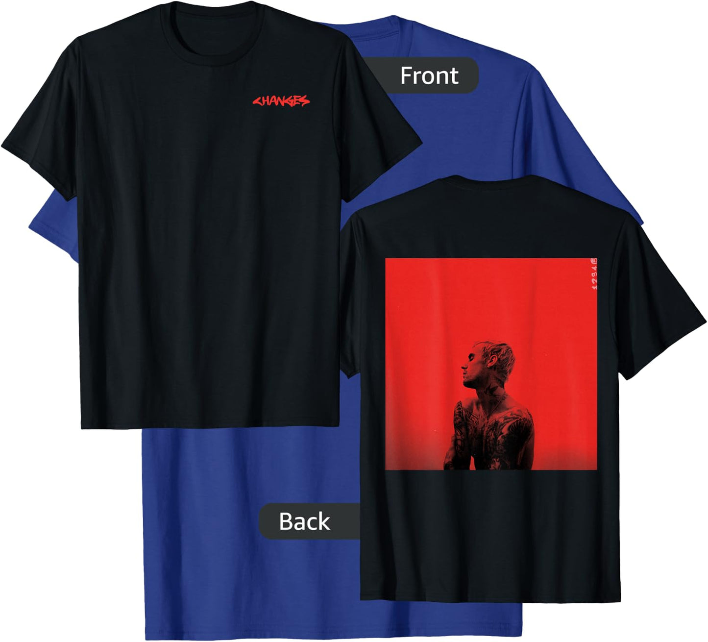 Justin Bieber Changes Cover T-Shirt - T-Shirt | Royal