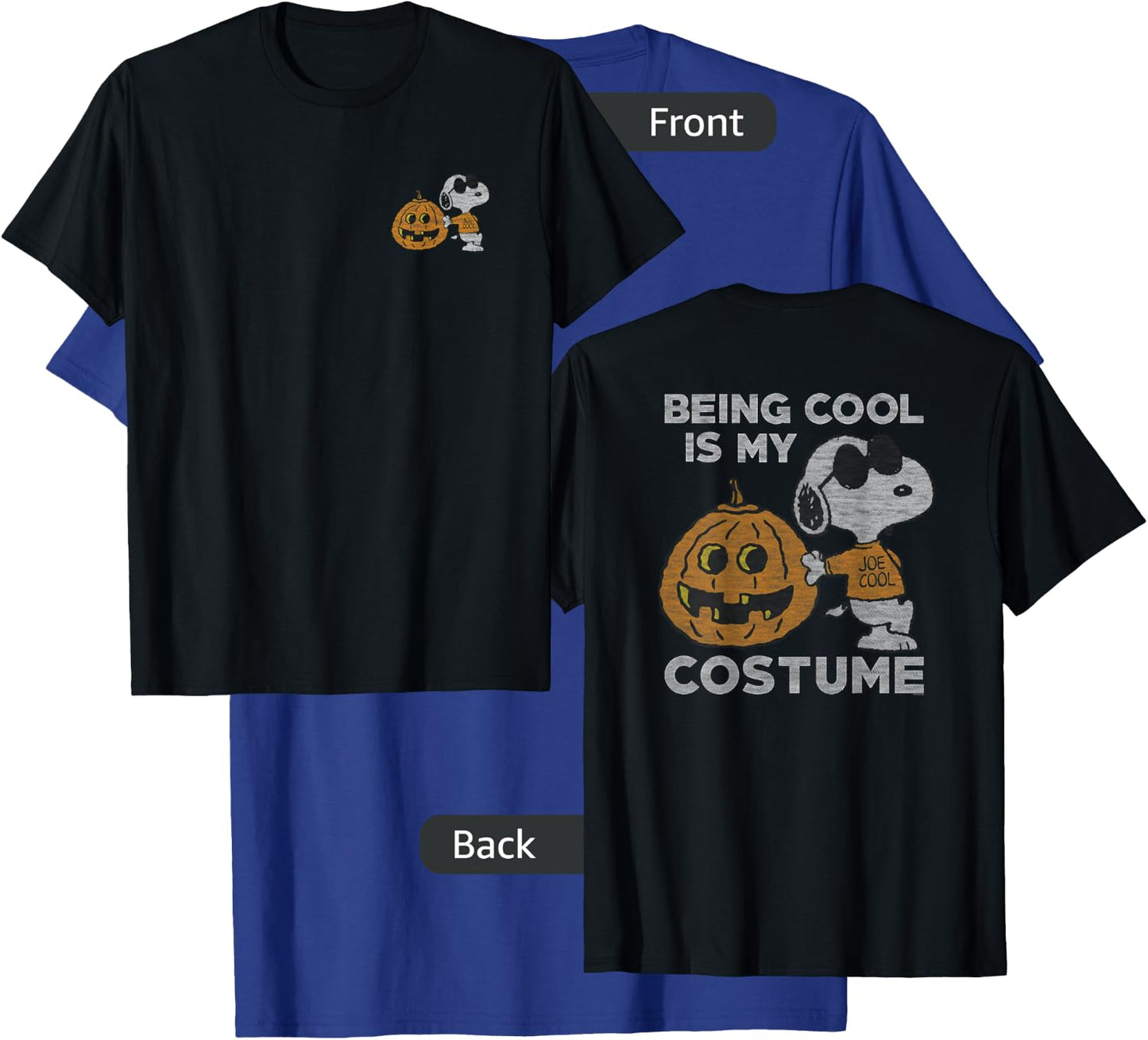 Peanuts Halloween Pumpkin Costume T-Shirt - T-Shirt | Royal