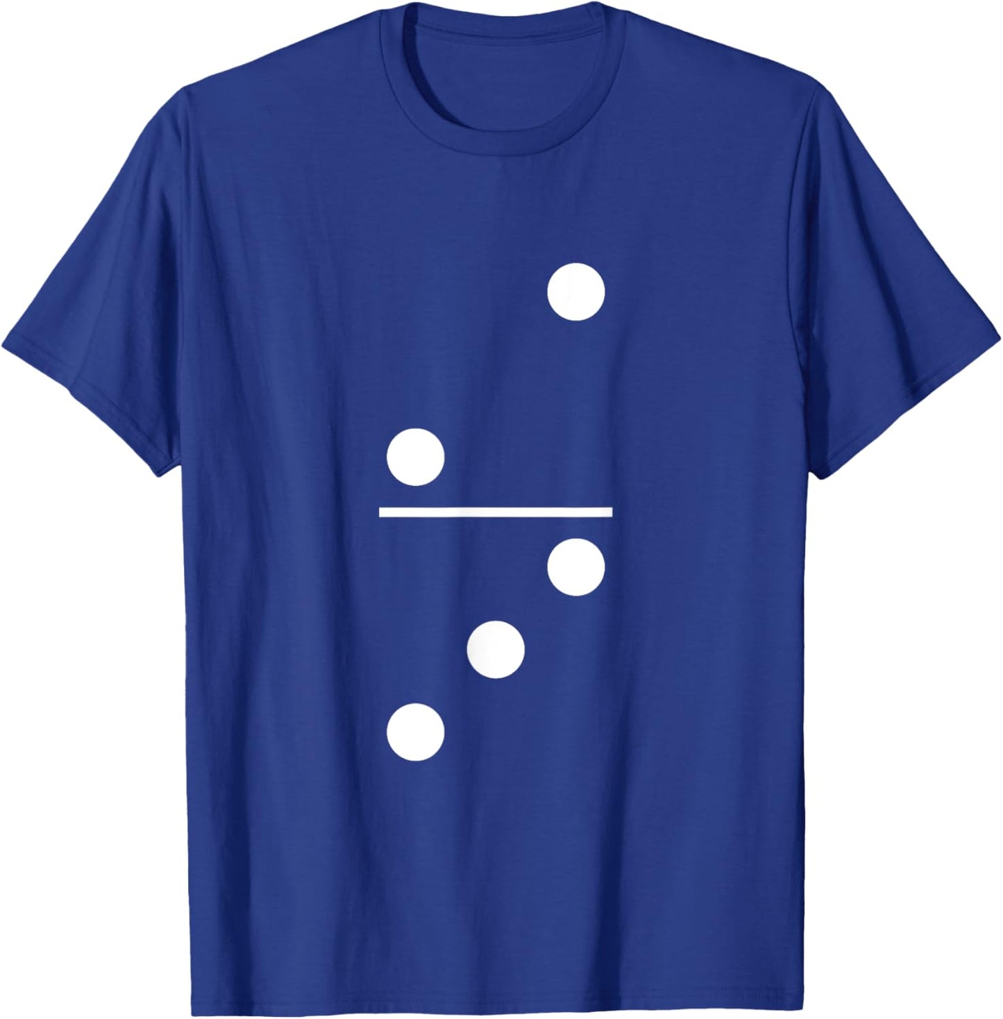 Two Three Domino 2 and 3 White Dots 2-3 Weekend Games 2/3 T-Shirt - T-Shirt | Royal