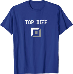 Top Difference Top Diff Top Lane Diff Gap T-Shirt - T-Shirt | Royal
