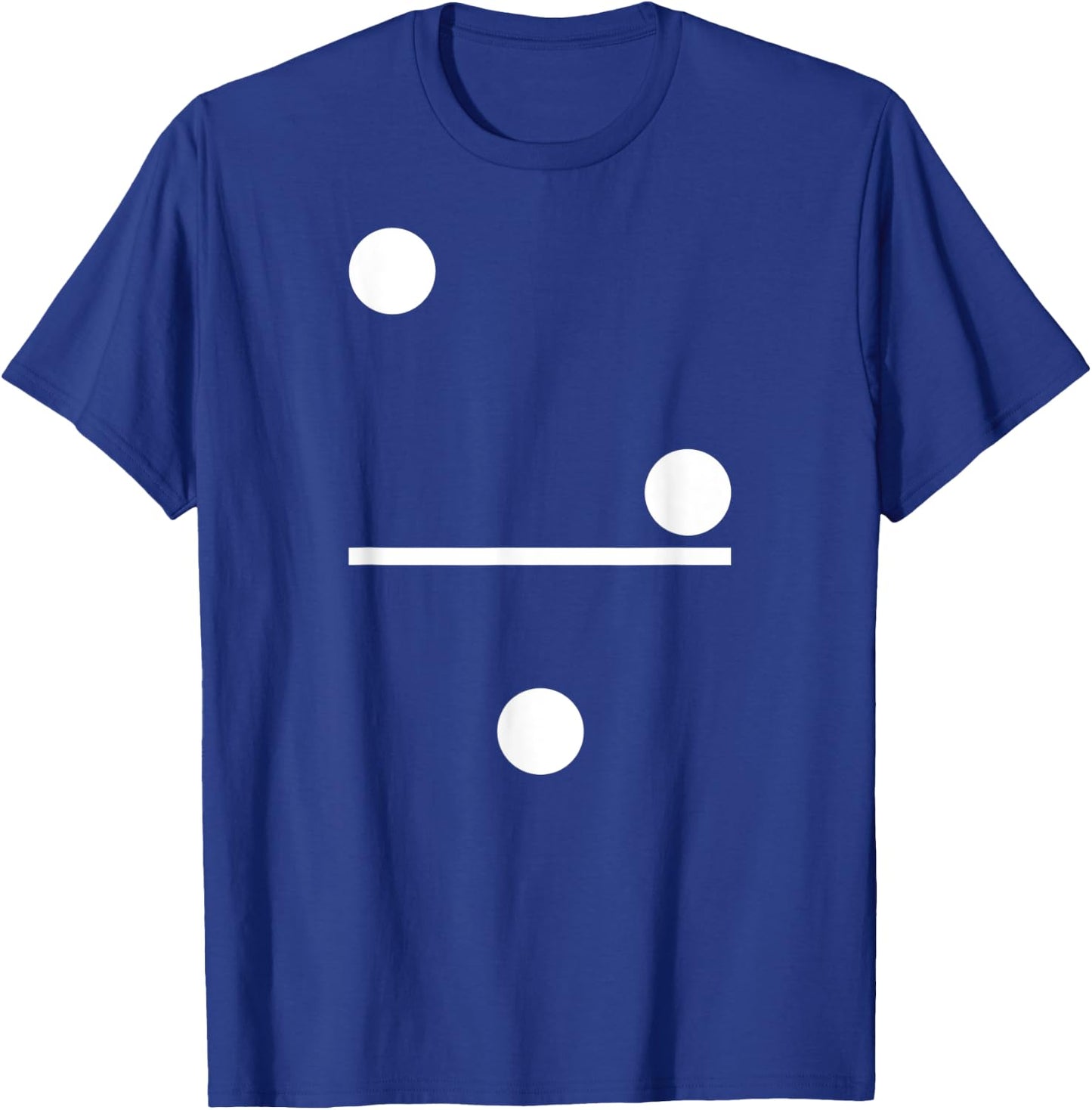 Domino 2-1 Domino Costume Carnival Dominoes T-Shirt - T-Shirt | Royal