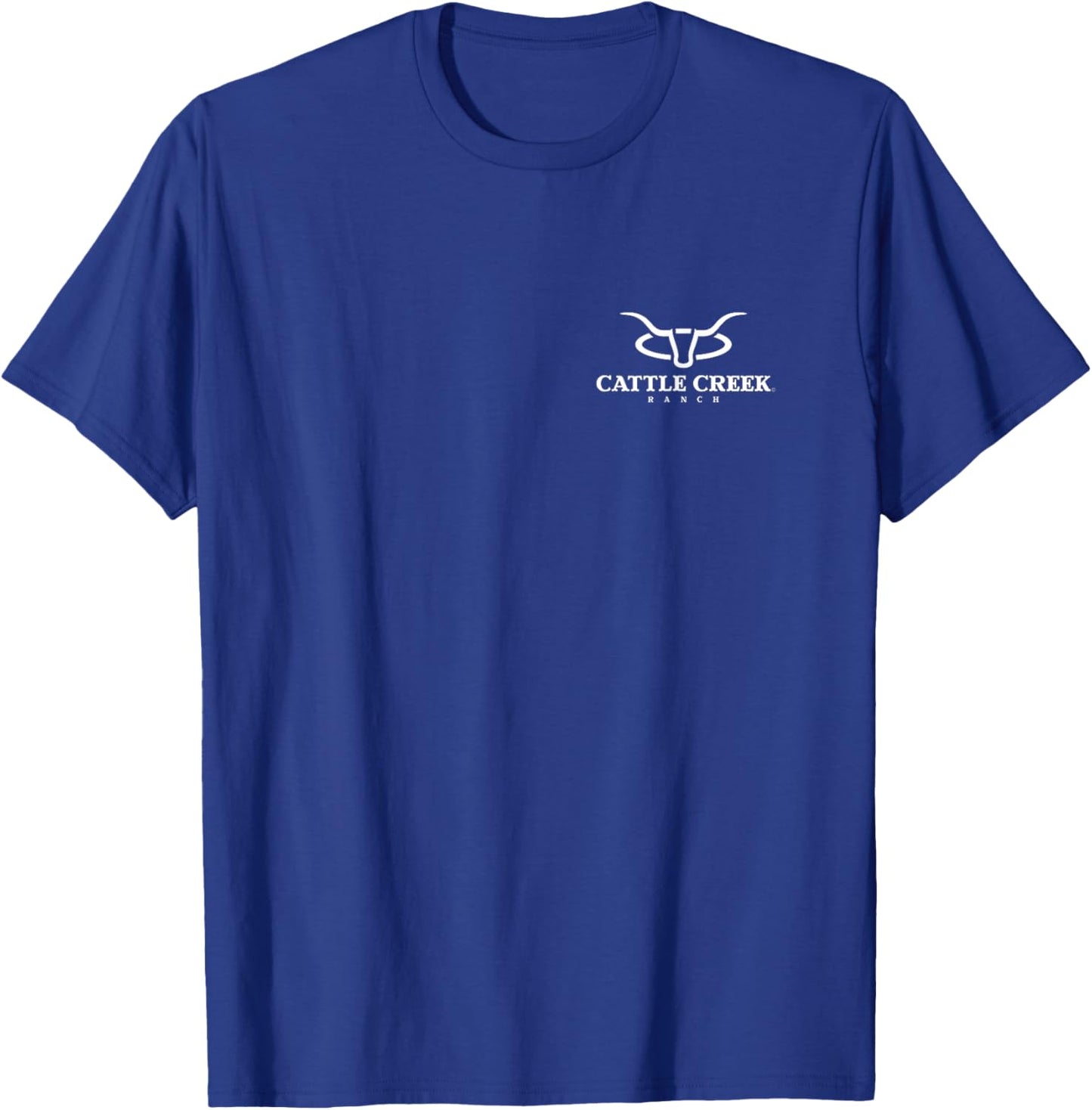 Cattle Creek Original Ranching Graphic T-Shirt - T-Shirt | Royal