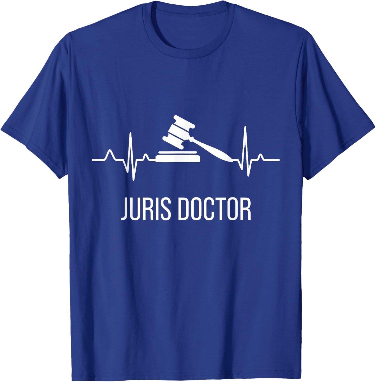 Juris Doctor of Jurisprudence Heart Law School Graduation T-Shirt - T-Shirt | Royal