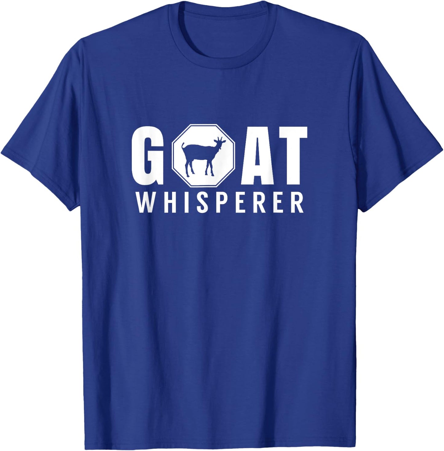 Goat whisperer Animal Lover Goats Domestic Sheperd T-Shirt - T-Shirt | Royal