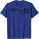 Funny Heart Attack Survivor Gift Women Cool Recovery T-Shirt - T-Shirt | Royal