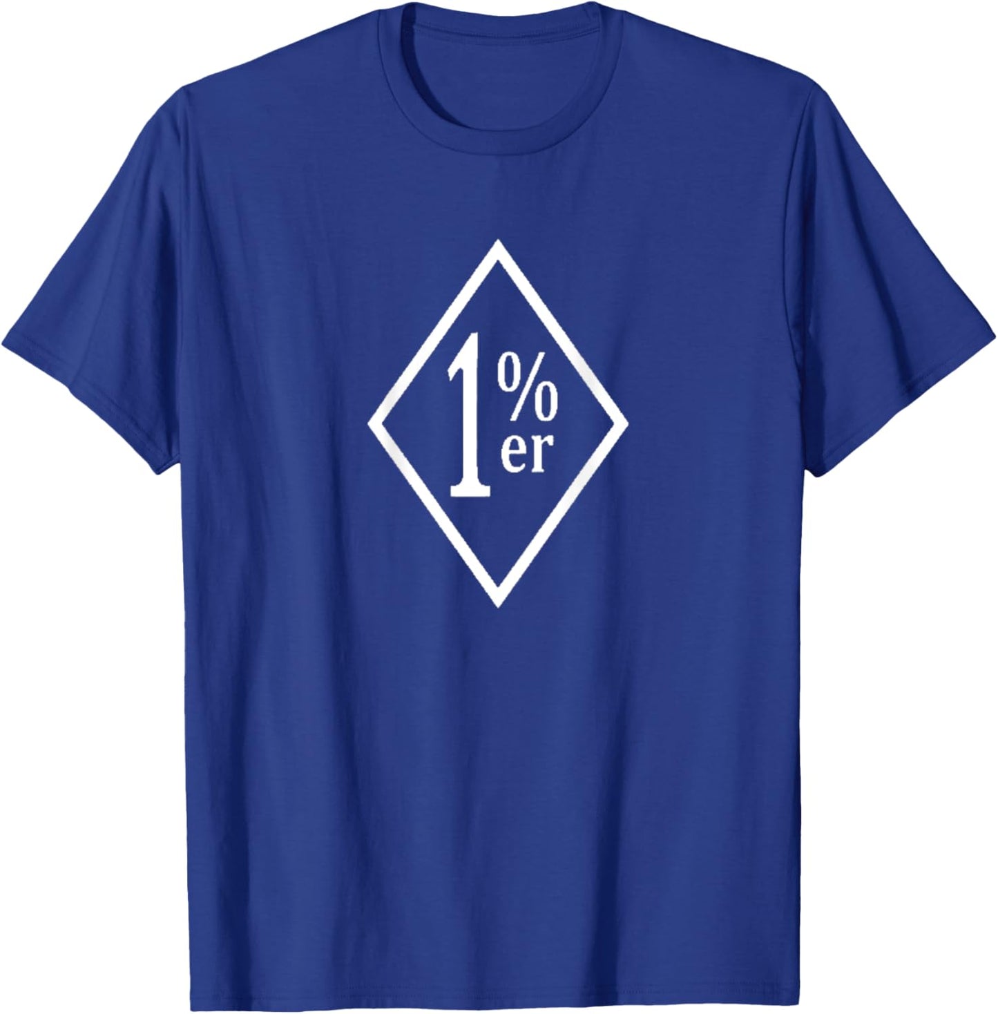 Onepercenter 1% Back Print 1% T-Shirt - T-Shirt | Royal
