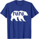 Mothersday | Cute Mama Bear for Outdoor & Nature Moms T-Shirt - T-Shirt | Royal