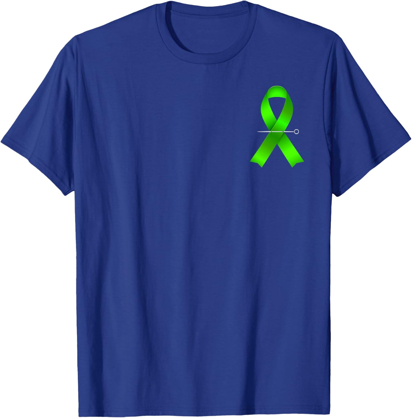 Fight The Stigma American Flag Mental Health Awareness T-Shirt - T-Shirt | Royal