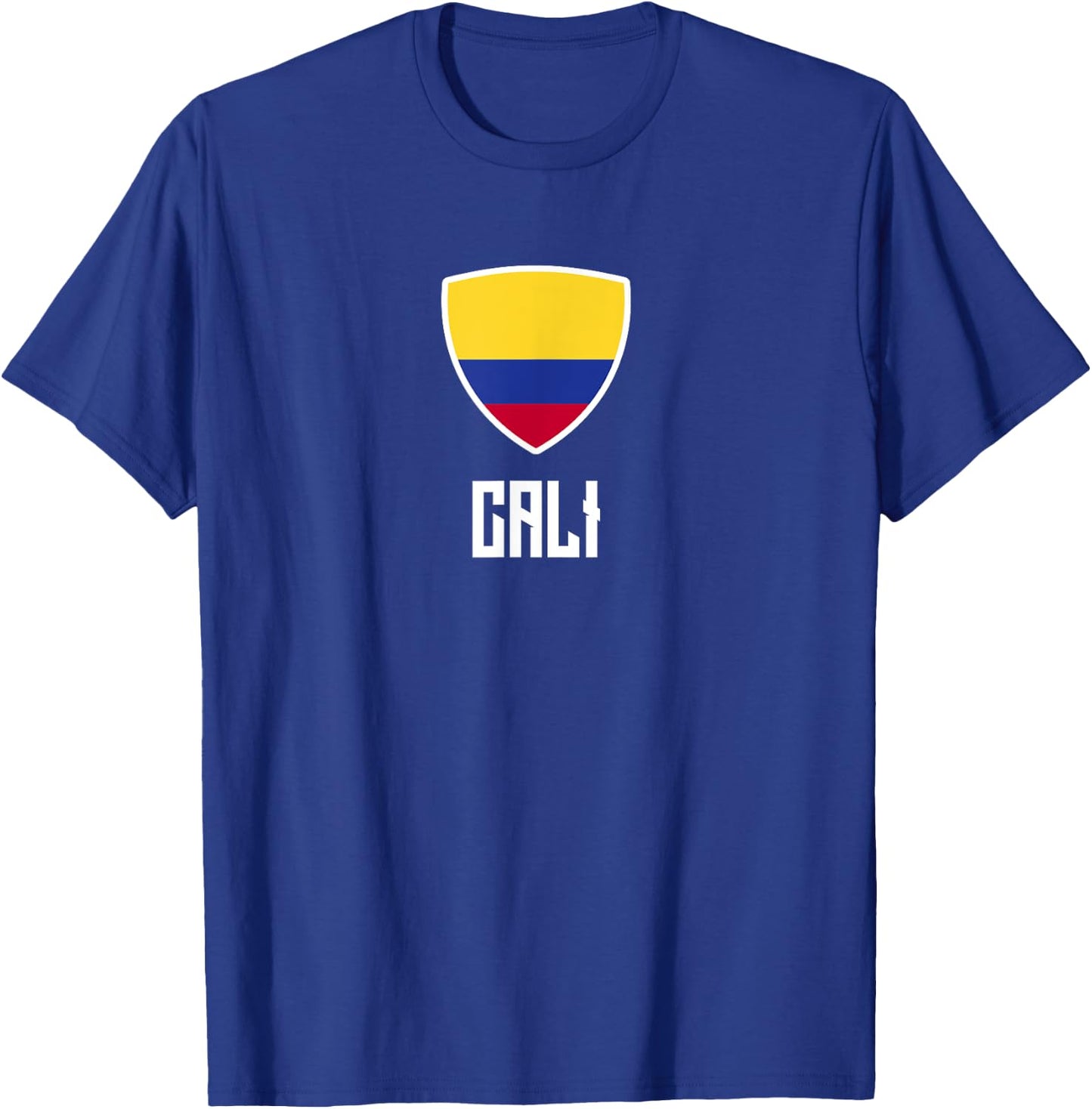 Cali Colombian Flag Roots Heritage Colombia T-Shirt - T-Shirt | Royal