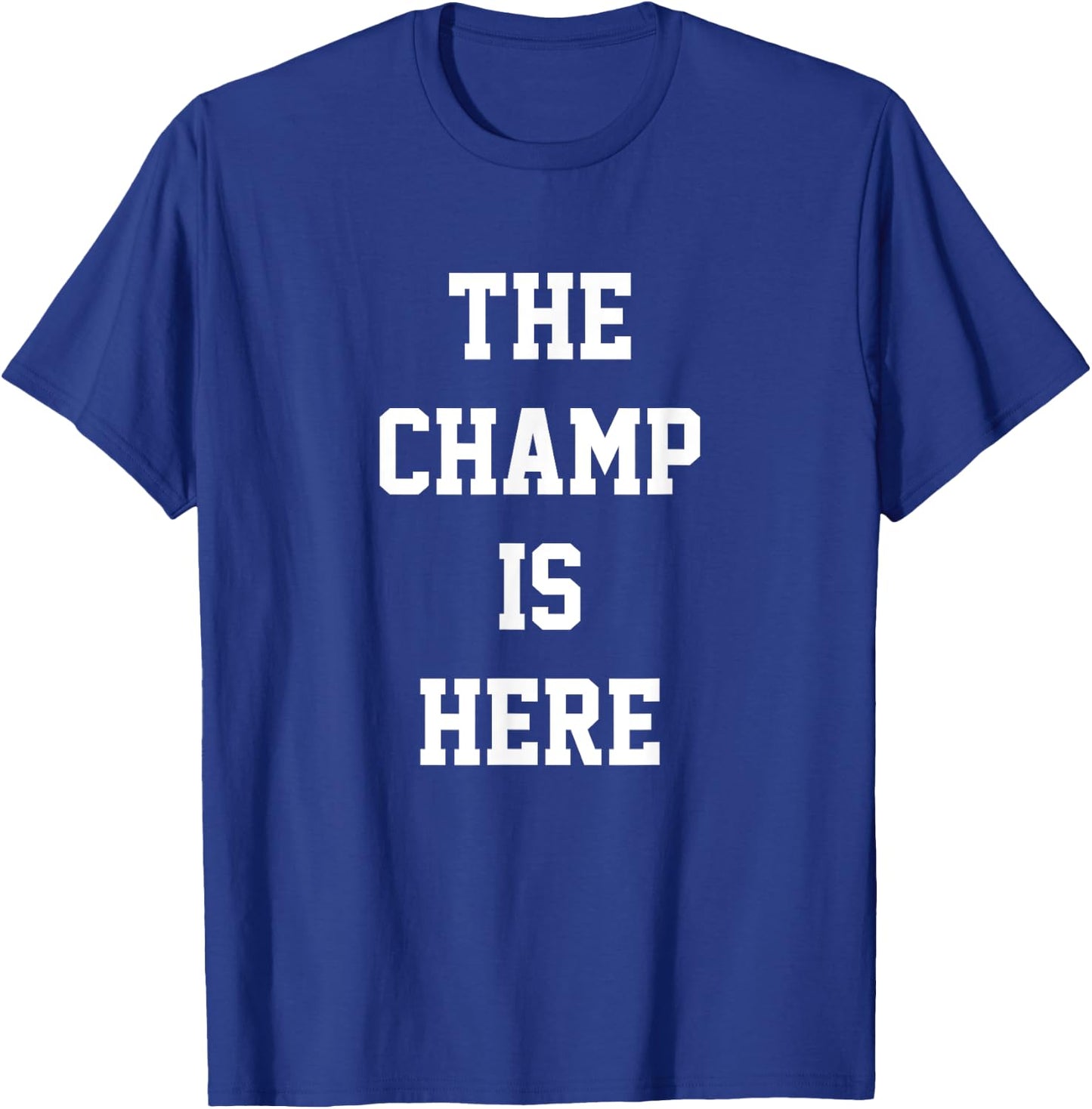 The Champ Is Here Fury King Boxing gym T-Shirt - T-Shirt | Royal