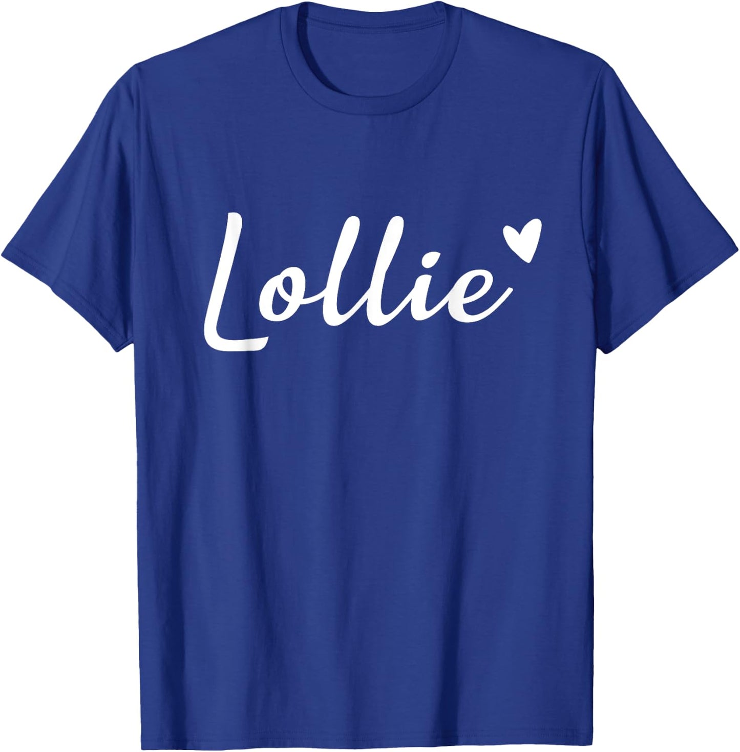 Lollie Cute Heart Funny Grandma Mother's Day T-Shirt - T-Shirt | Royal