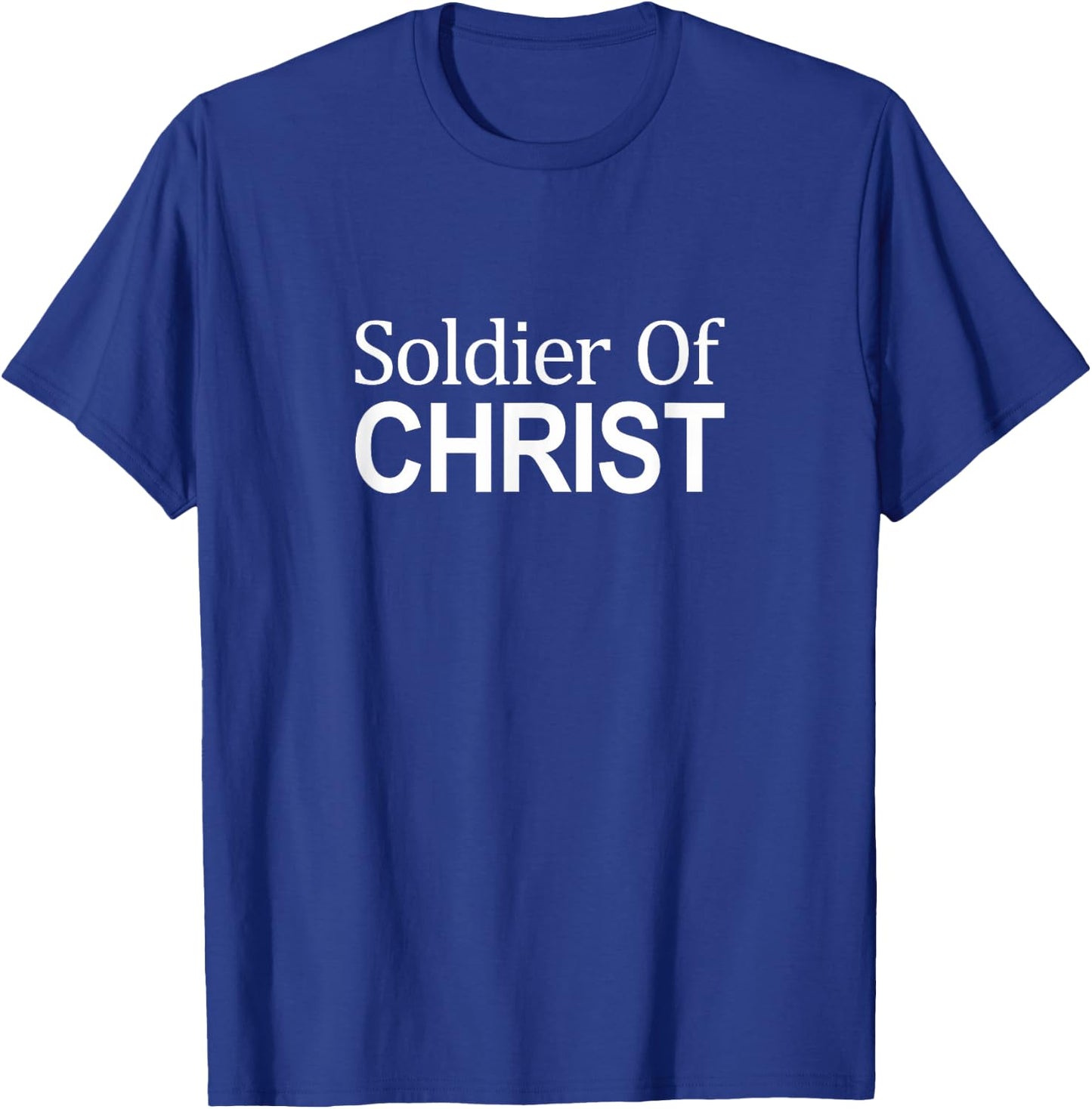 Soldier Of Christ T-Shirt - T-Shirt | Royal