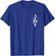 Treble Clef, Treble Clef, Floral, Musical Note T-Shirt - T-Shirt | Royal