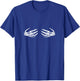 Funny Skeleton Skull Hand on chest T-Shirt - T-Shirt | Royal