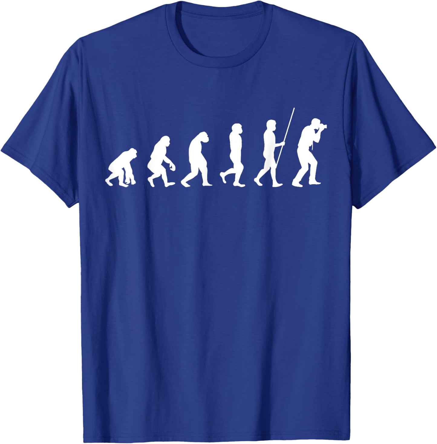Evolution photographer | Camera photography lovers T-Shirt - T-Shirt | Royal