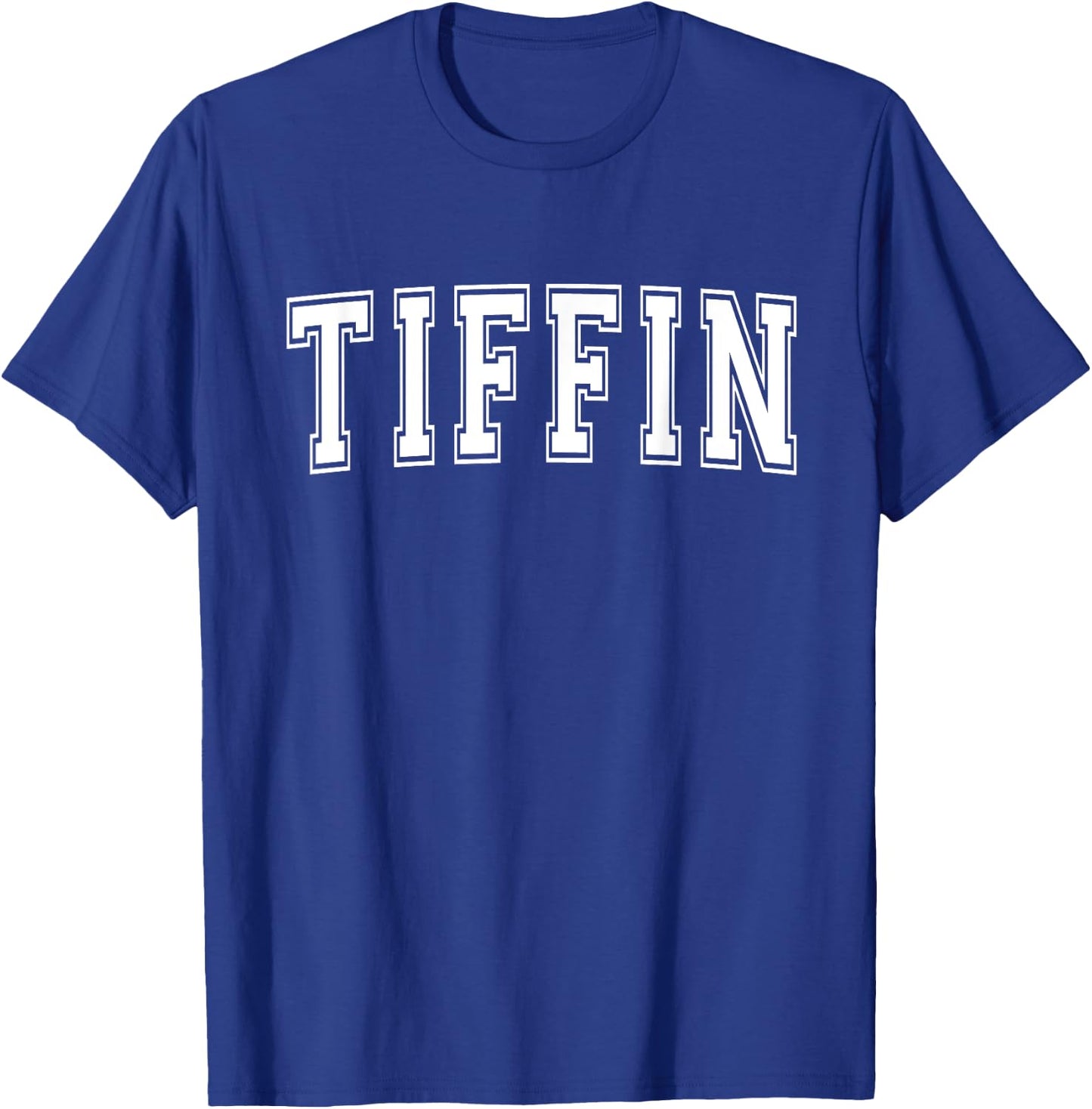 TIFFIN OH OHIO USA Vintage Sports Varsity Style T-Shirt - T-Shirt | Royal
