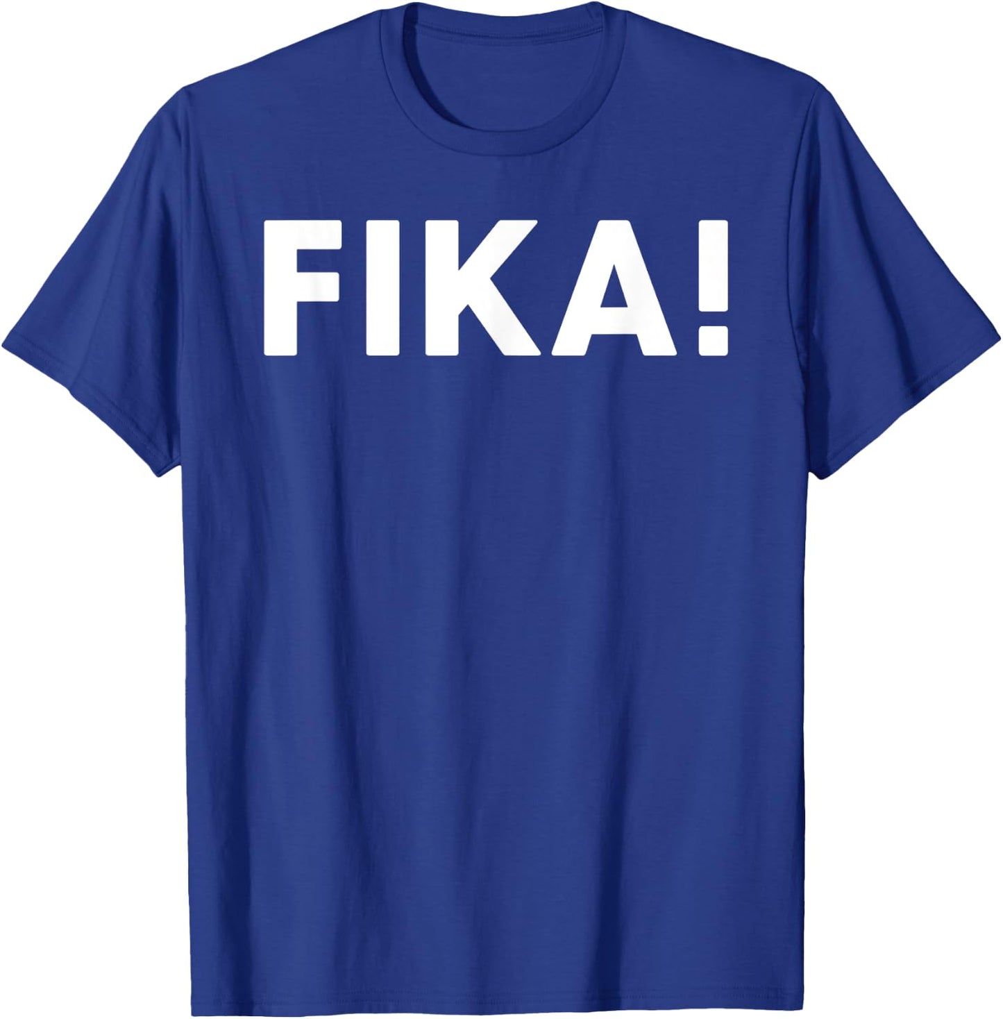 Fika! Swedish Coffee Cake Lover Uffda Funny Fika T-Shirt - T-Shirt | Royal