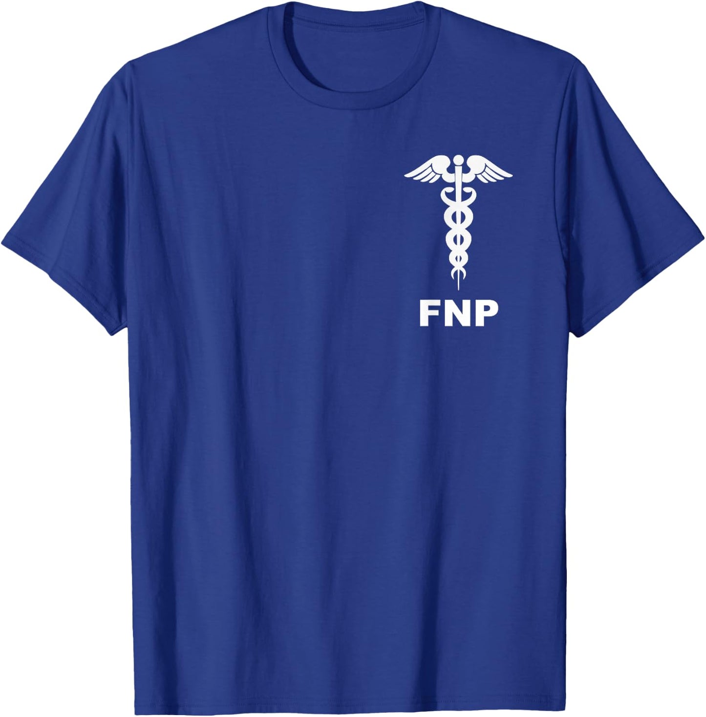 Family Nurse Practitioner Nurse Symbol Medical Caduceus T-Shirt - T-Shirt | Royal