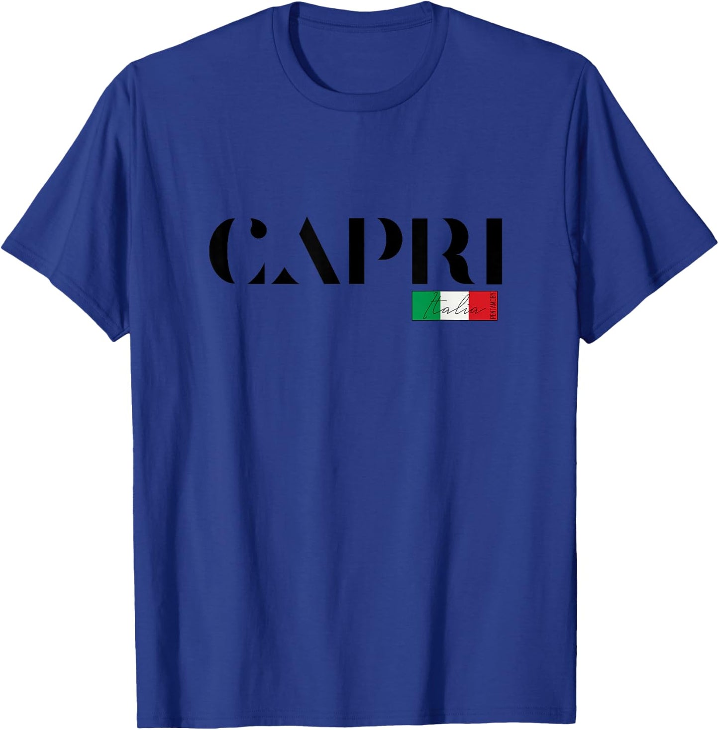 Capri Italy Italy Travel Holiday Summer Party Island Beach Men Women Girls Kids T-Shirt - T-Shirt | Royal