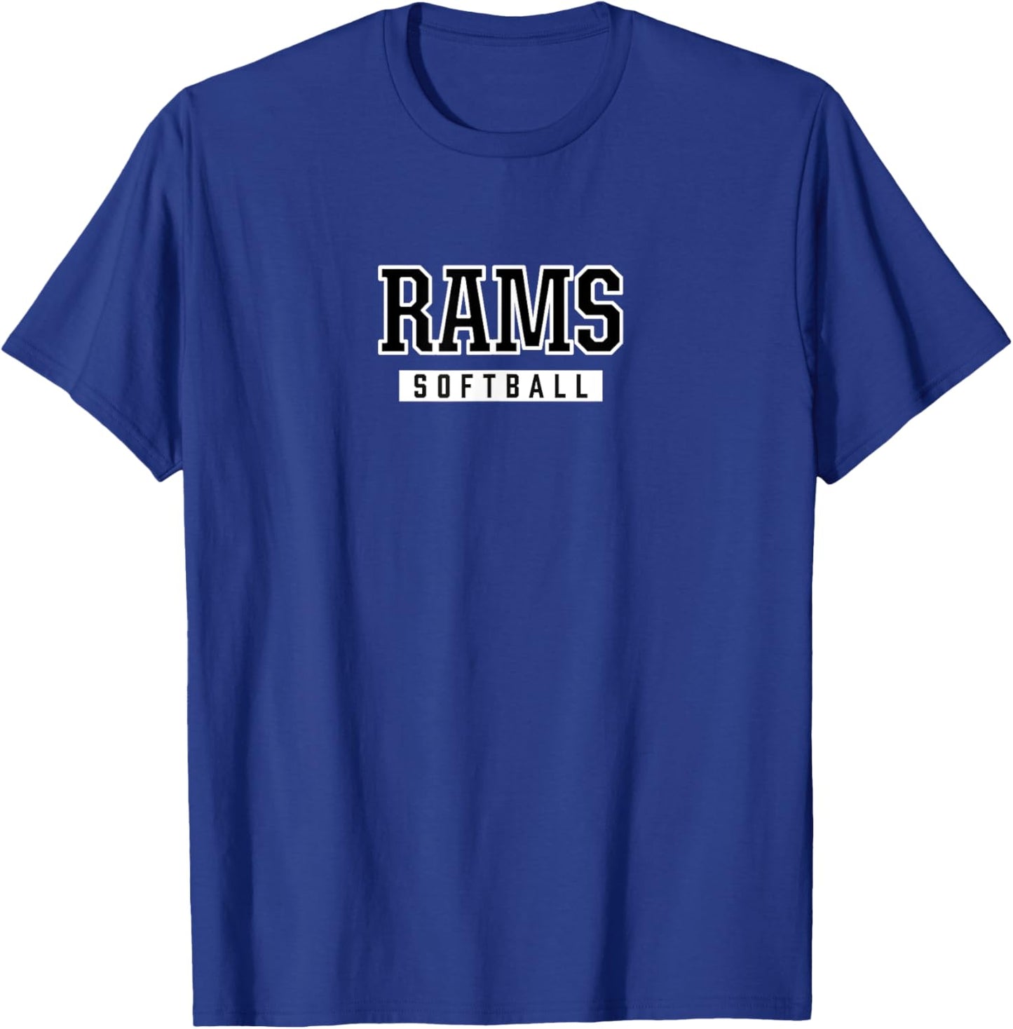 Rams Southeast Polk High School Softball T-Shirt - T-Shirt | Royal