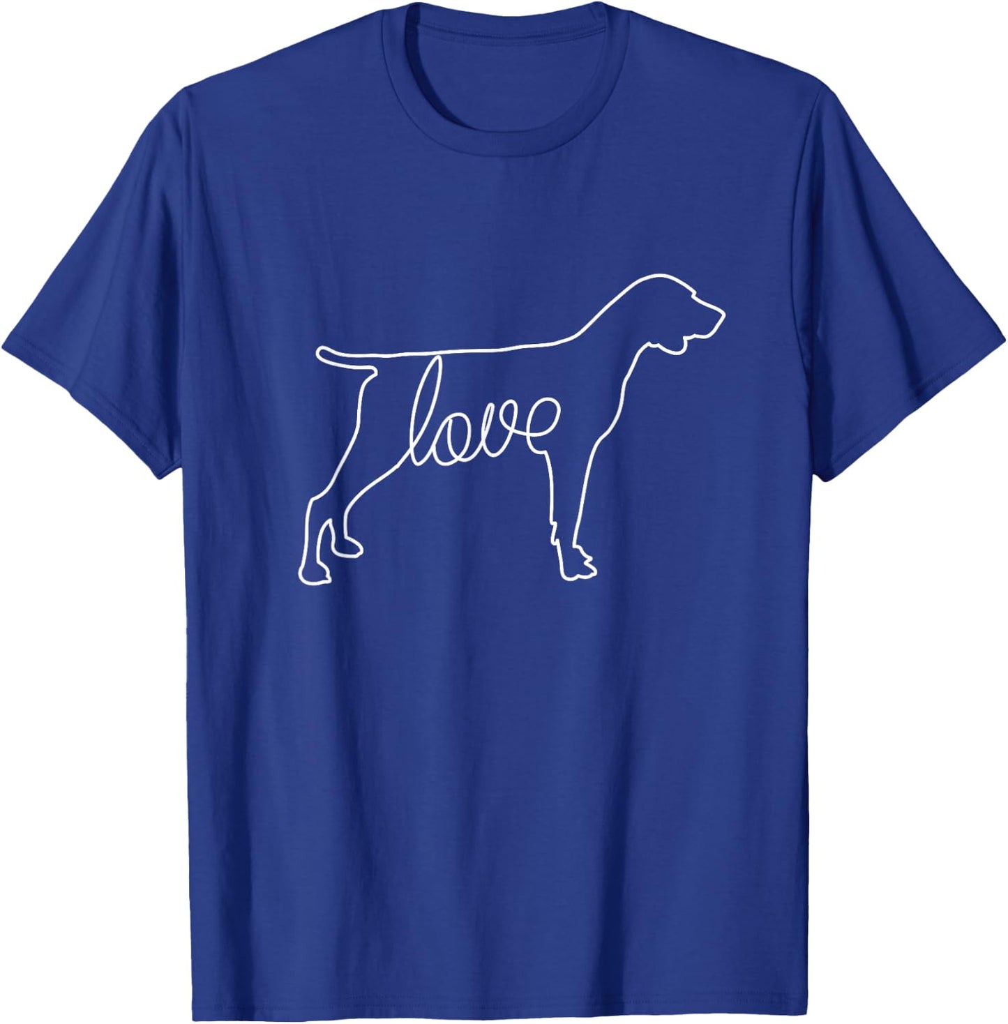 German Shorthaired Pointer Love Cute Dog Pet Lover Vintage T-Shirt - T-Shirt | Royal