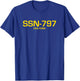SSN-797 USS Iowa T-Shirt - T-Shirt | Royal