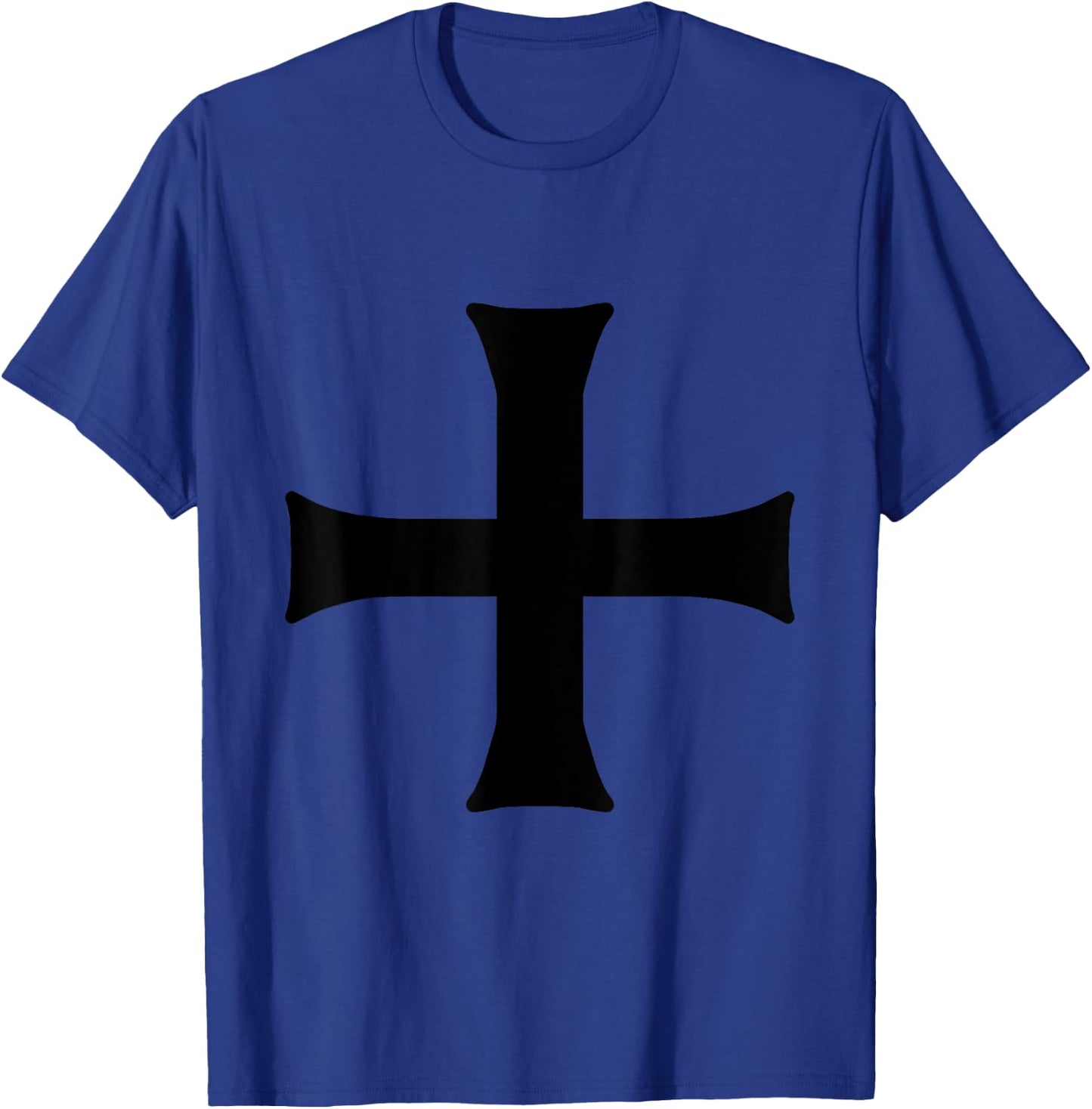 Teutonic Knight Crusader Cross T-Shirt - T-Shirt | Royal
