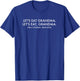 Let's Eat Grandma Use a Comma Save Lives Funny Grammar T-Shirt - T-Shirt | Royal