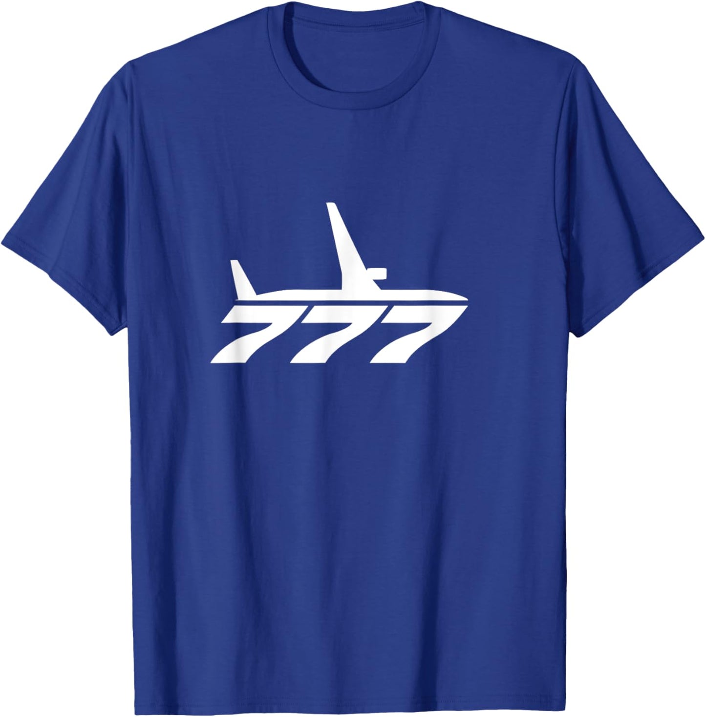 777 Airliner Plane For Avgeeks T-Shirt - T-Shirt | Royal