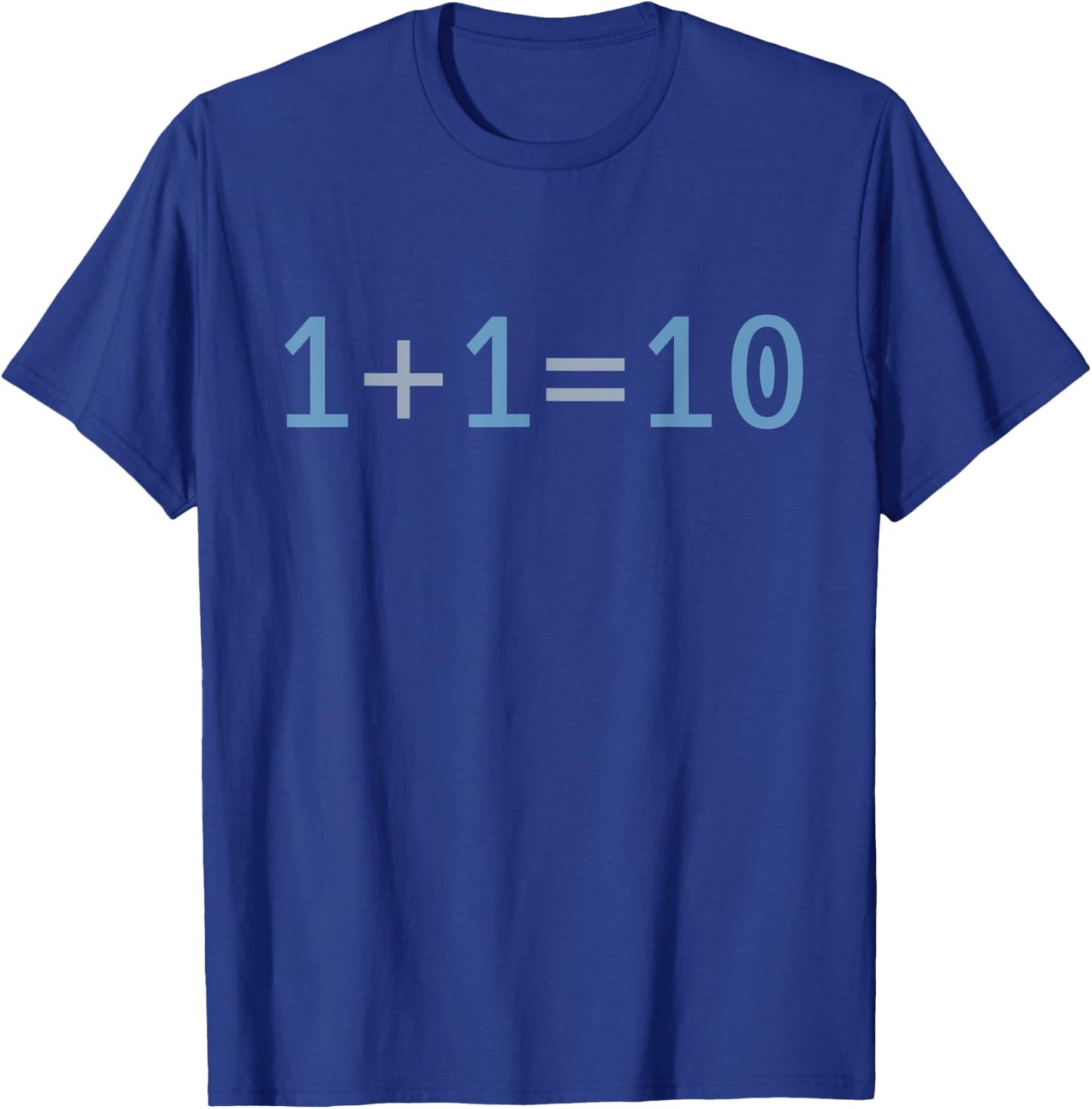 Binary Code Funny Programming IT Gift Black T-Shirt - T-Shirt | Royal