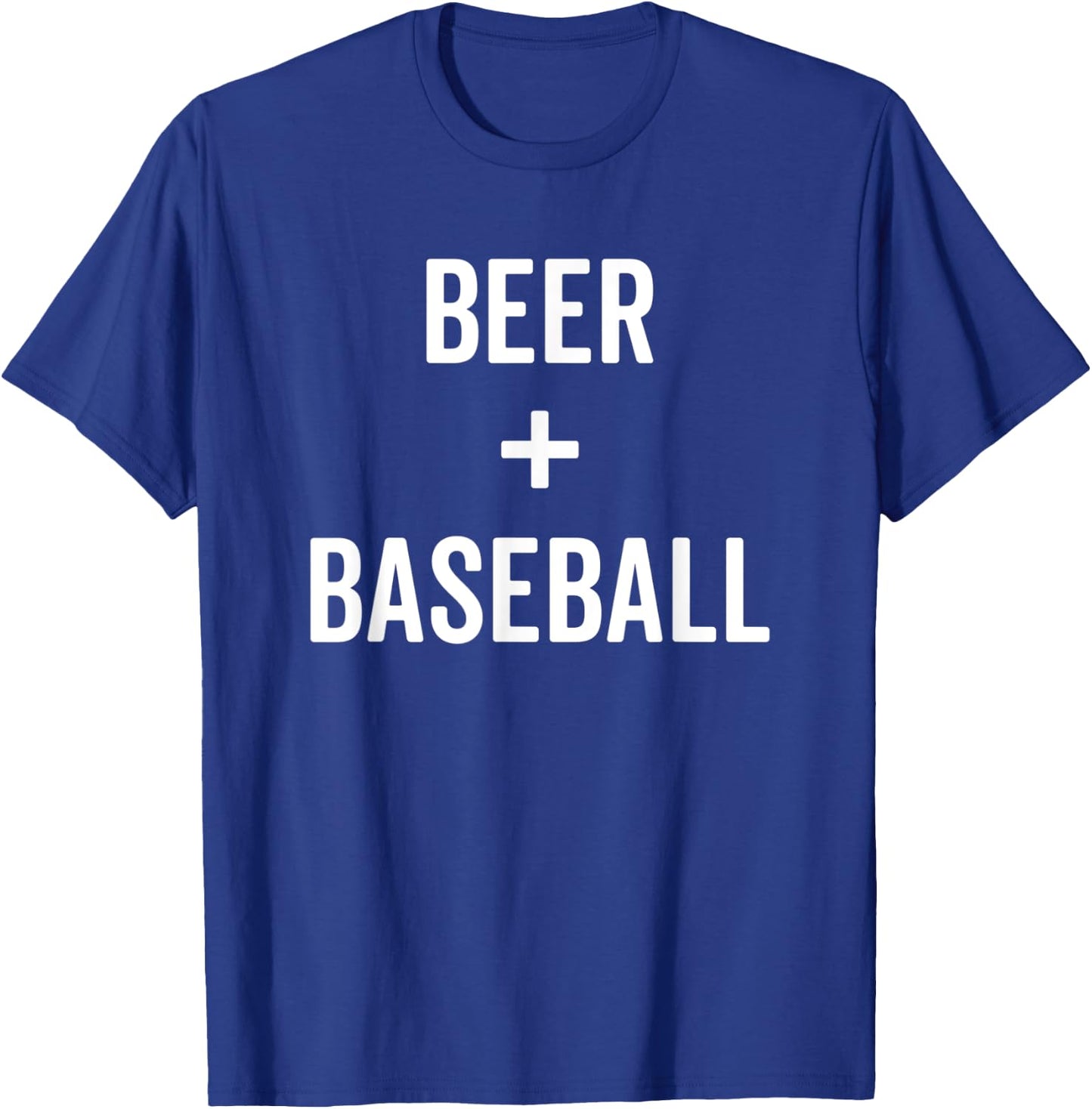 Cool Drinking Saying Drinker Graphic Beer Funny Baseball T-Shirt - T-Shirt | Royal