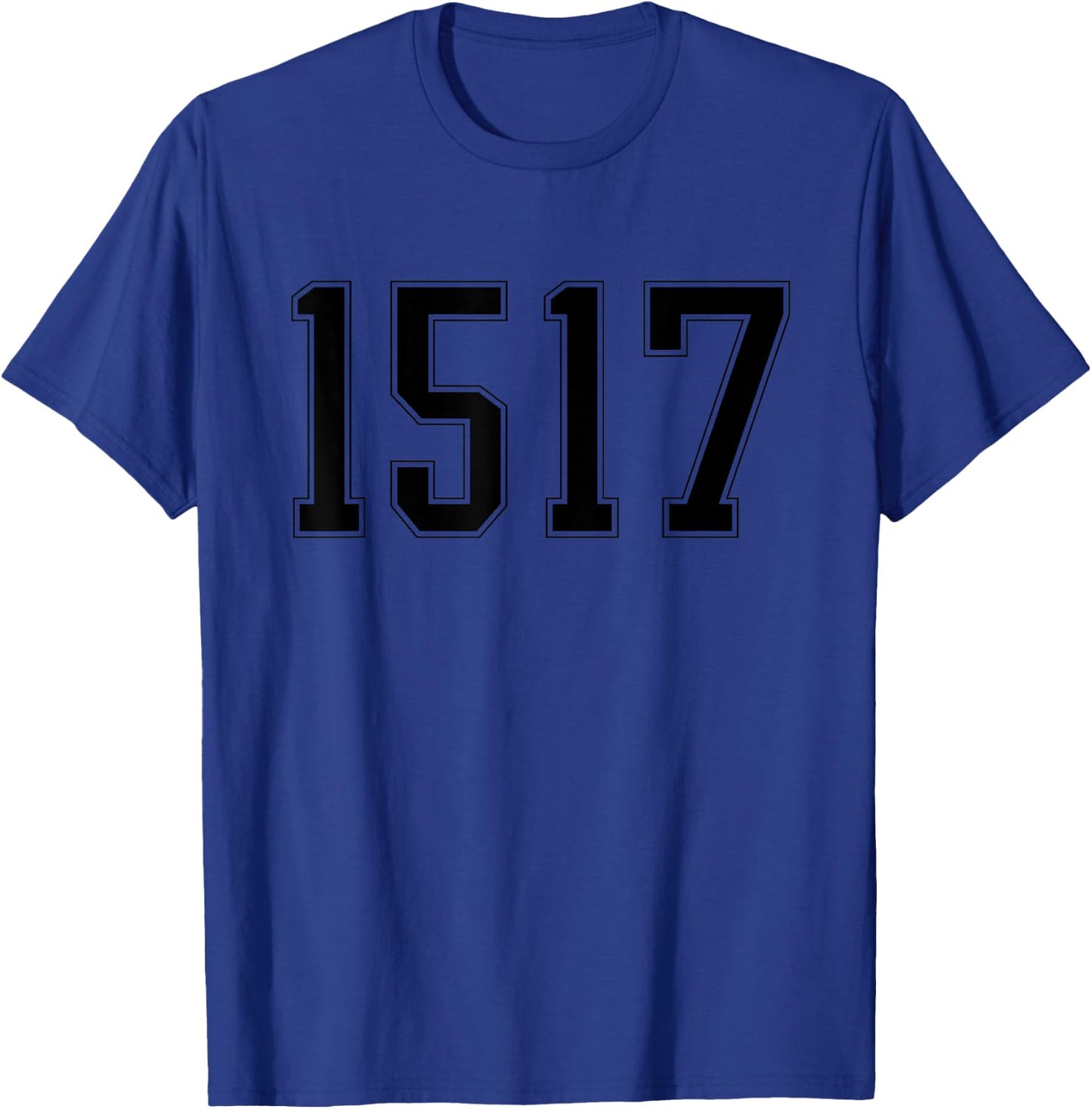 Theology 1517 Reformed Christian Martin Luther T-Shirt - T-Shirt | Royal