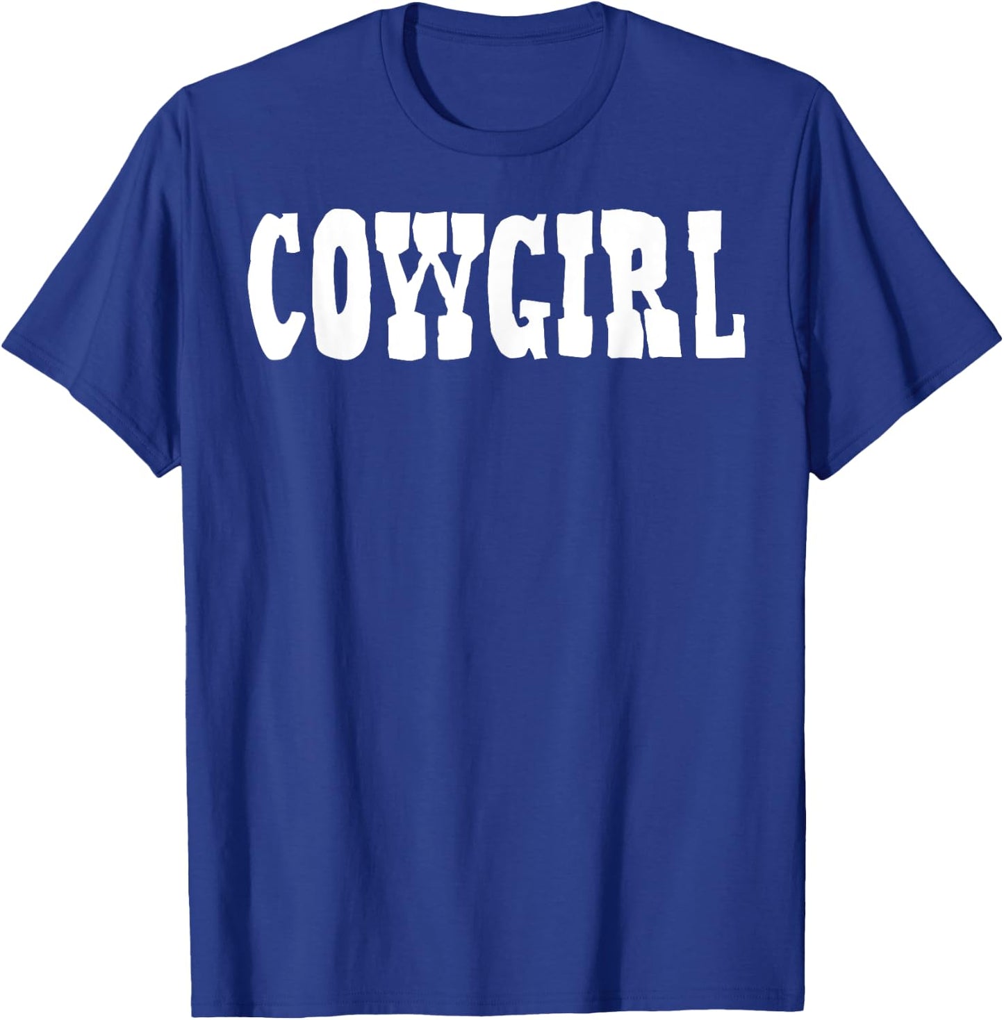 Cowgirl - Cow Girl, Horse, Equestrian T-Shirt - T-Shirt | Royal
