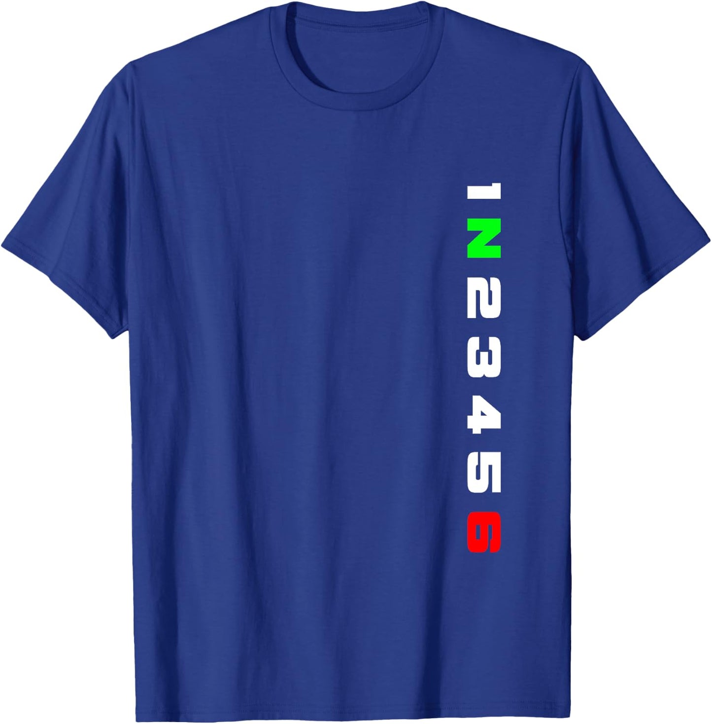 Motorcycle Shift Biker T-Shirt - T-Shirt | Royal