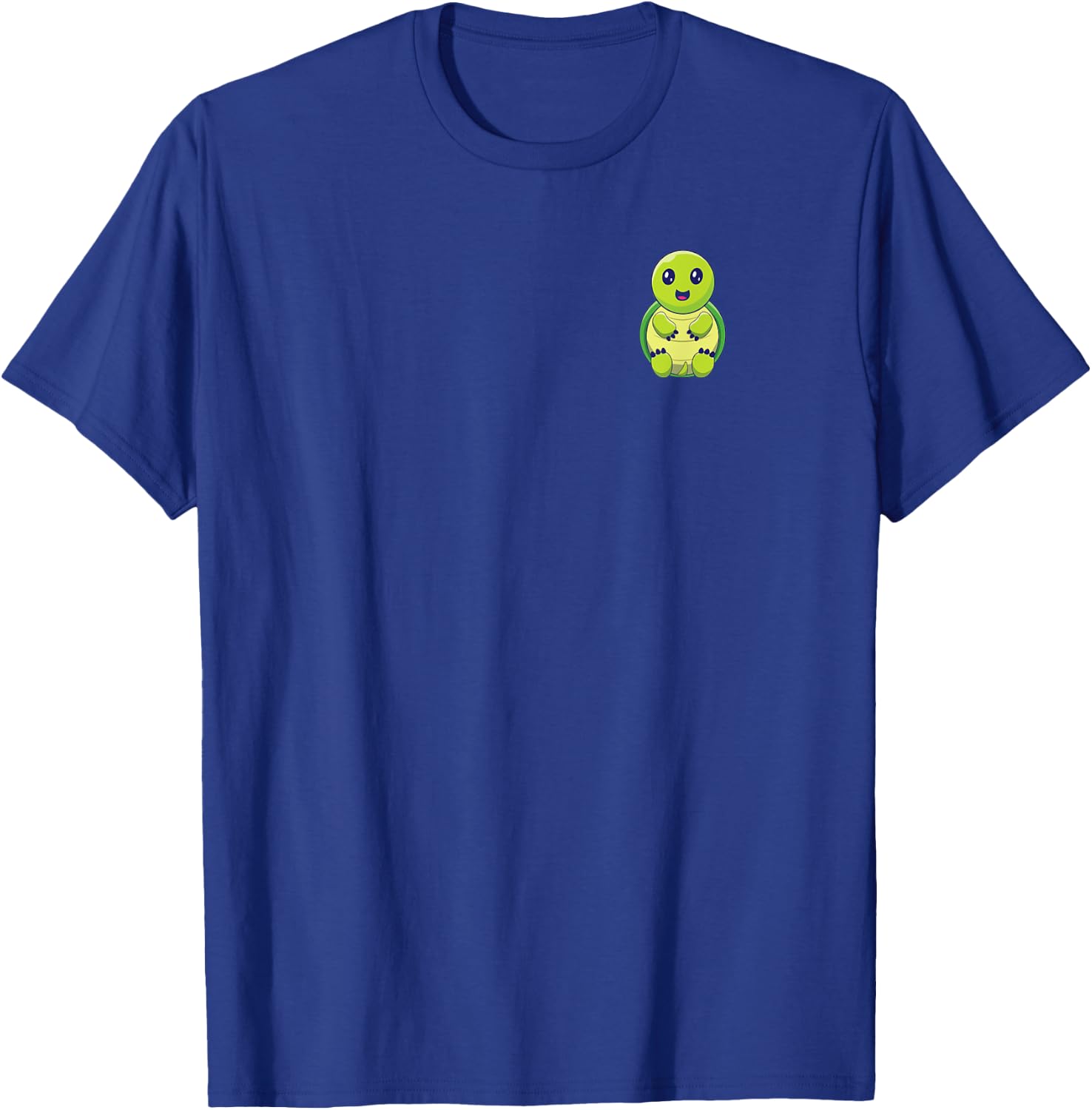 Frank The Cute Turtle T-Shirt - T-Shirt | Royal