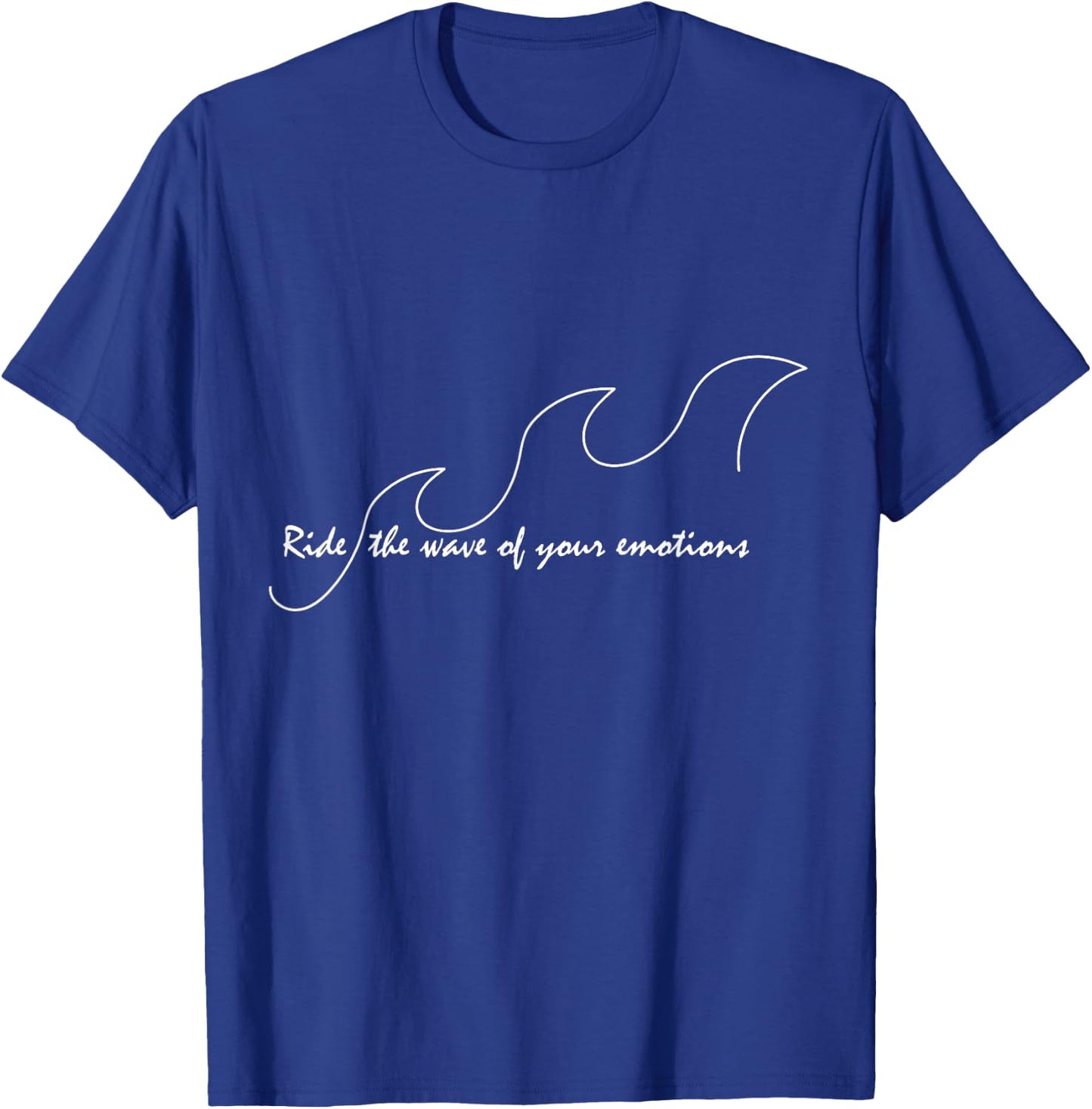Ride the Wave DBT mindfullness skill therapy T-Shirt - T-Shirt | Royal