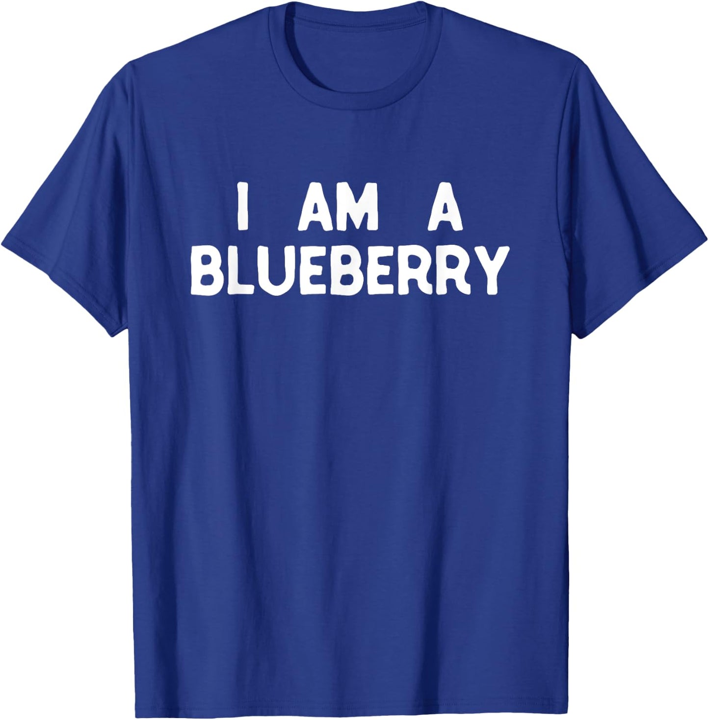 I Am A Blueberry Costume Halloween I'm Lazy Easy T-Shirt - T-Shirt | Royal