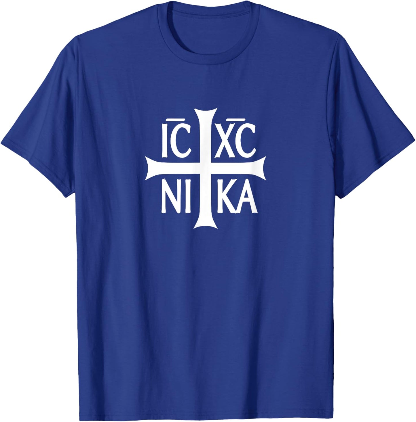 IC XC NIKA cross christian orthodox T-Shirt - T-Shirt | Royal