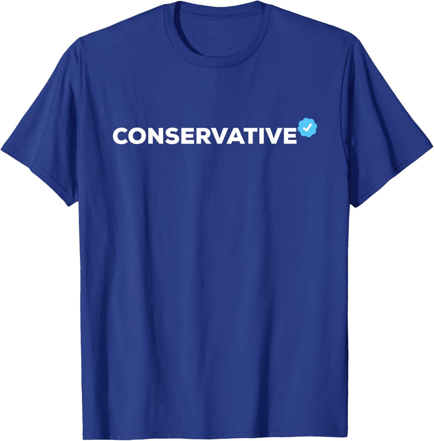 Verified Conservative T-Shirt - T-Shirt | Royal