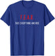 FEAR Face Everything And Rise Motivation Inspiration T-Shirt - T-Shirt | Royal