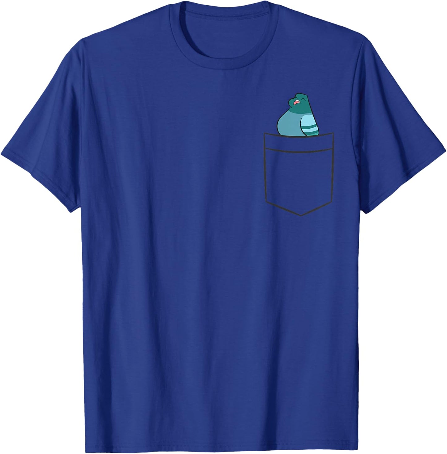 Pigeon In A Pocket Cute Pigeon Bird T-Shirt - T-Shirt | Royal